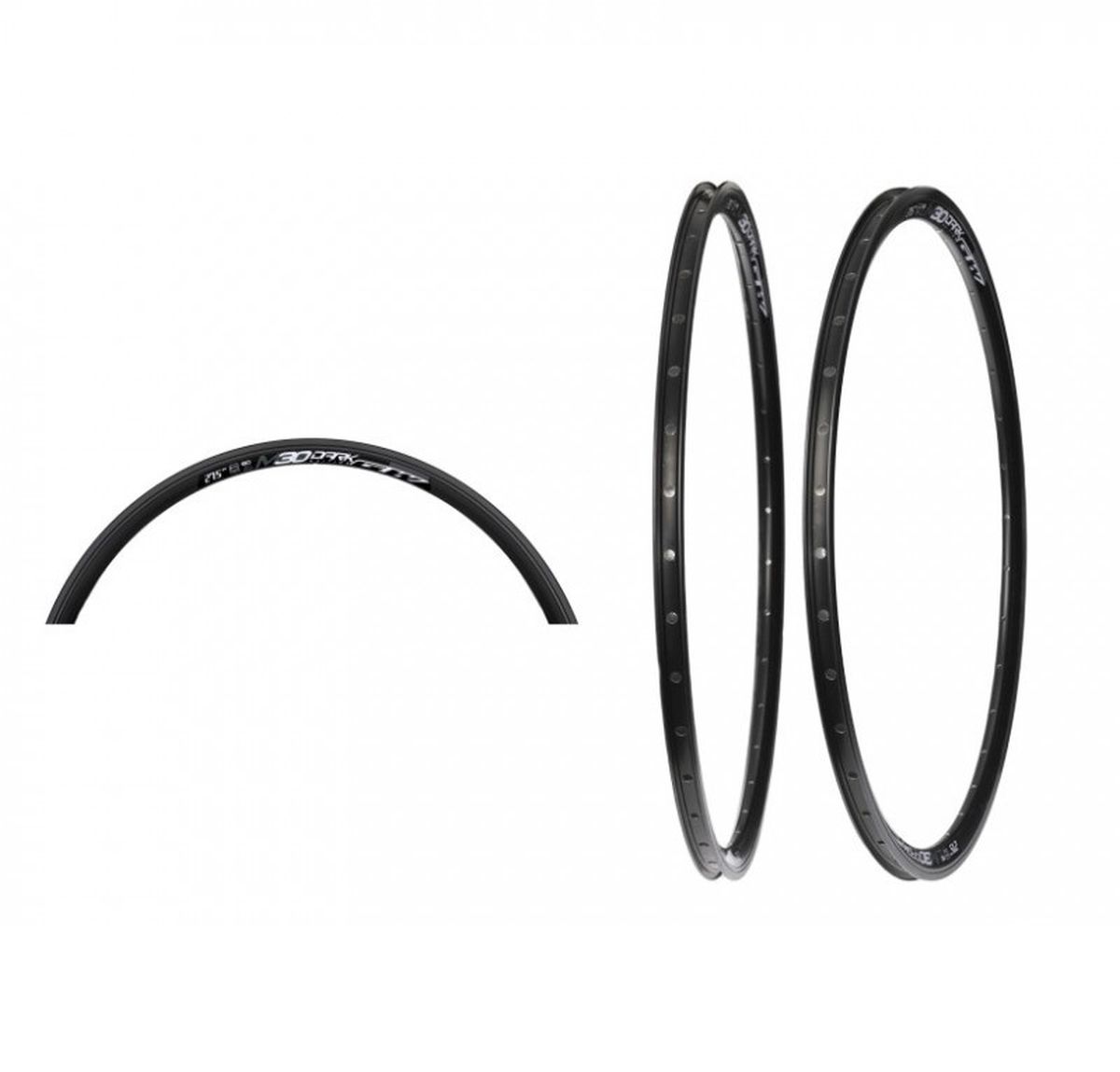 Rin GW MTB 27.5" 36H M30 Dark Negro