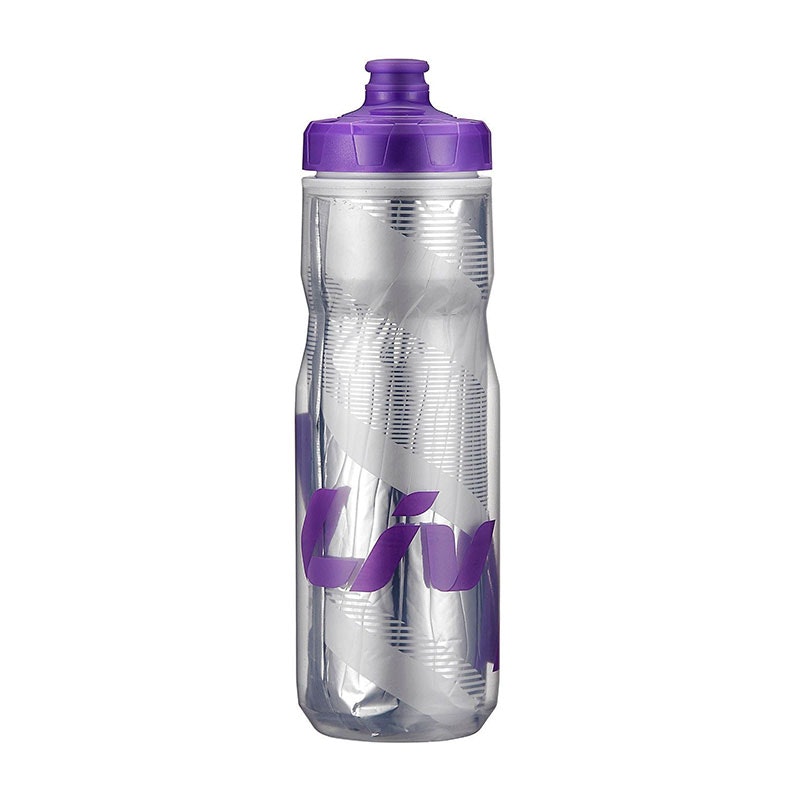 Caramañola Termo Liv Evercool - Transparente/Morado