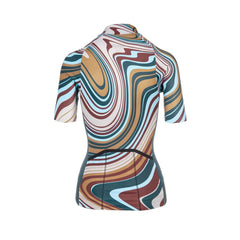 Jersey Ciclismo Bioracer Epic Mujer Liquid Lola Blue