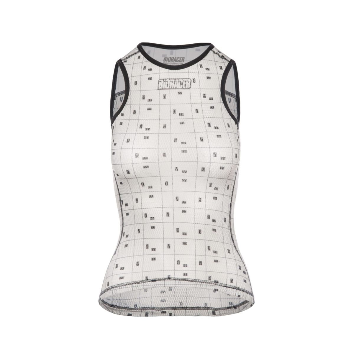 Jersey Ciclismo M/S Bioracer Interior Ns Bit Map Mujer Beige