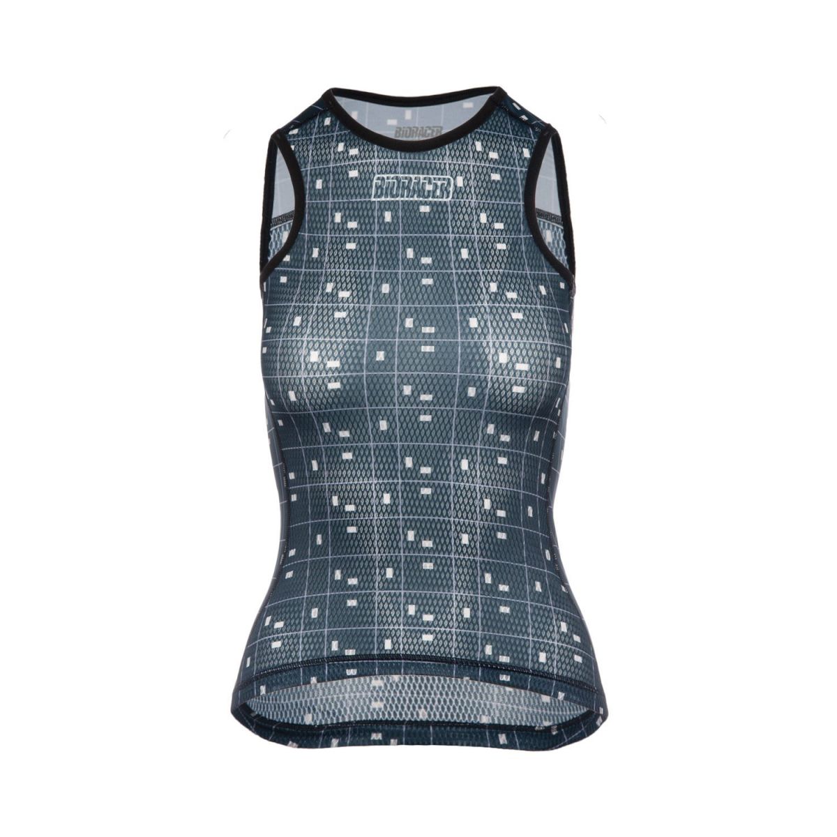 Jersey Ciclismo M/S Bioracer Interior Ns Bit Map Mujer Petro