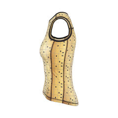 Jersey Ciclismo M/S Bioracer Interior Ns Bit Map Mujer Gold
