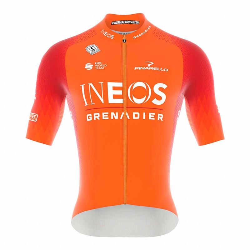 Jersey Ciclismo Bioracer Ineos Grenadiers Orange Icon
