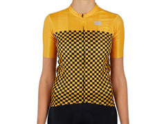 Jersey Sportful Checkmate de Manga Corta para Mujer