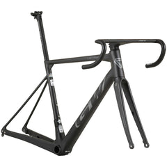 Marco de Ruta GW Letras+D 25 Carbono Negro Misty Brillante