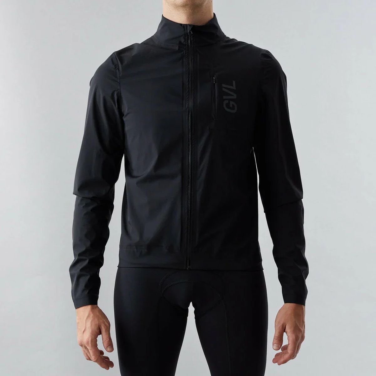 Chaqueta de Ciclismo Givelo Unisex Impermeable Shield Negra