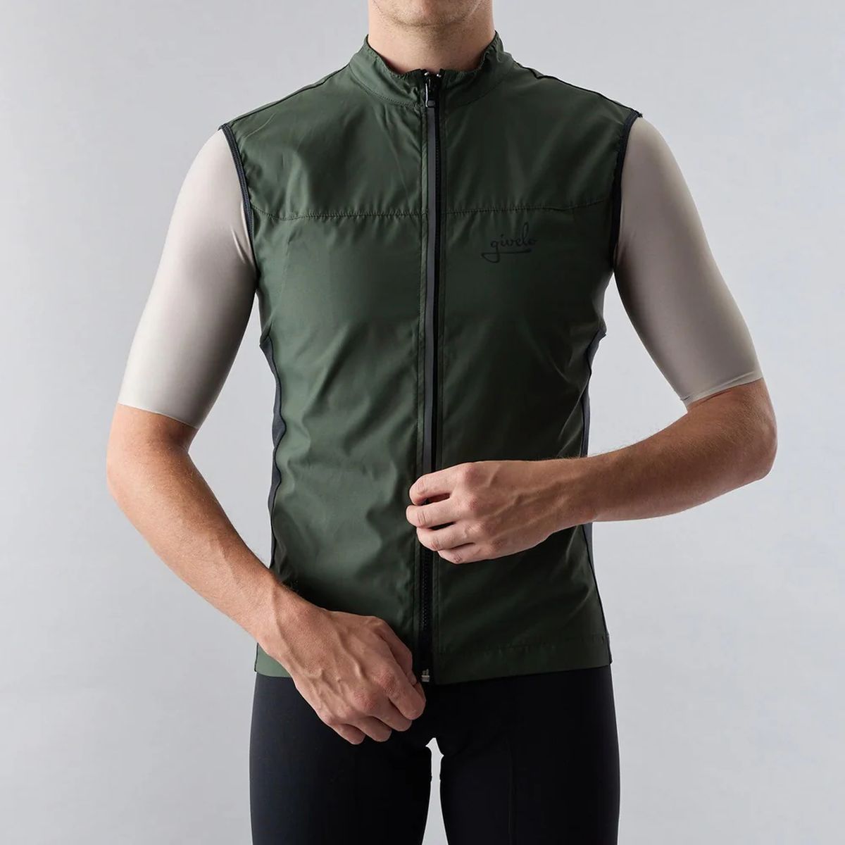 Chaleco Ciclismo Sin género Givelo Quick Free VerdeMilitar