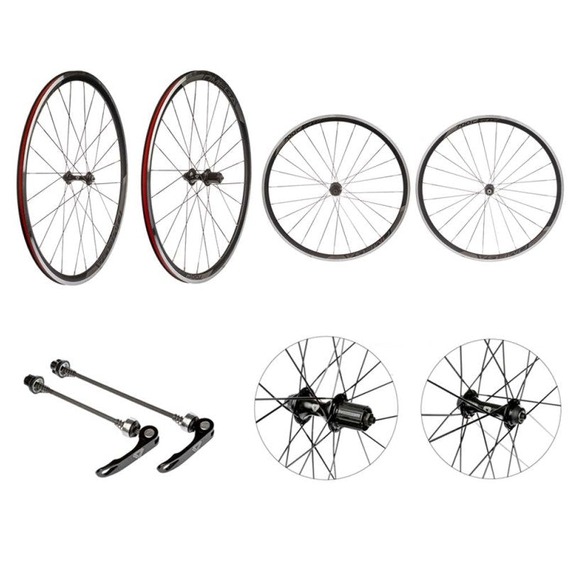Ruedas Ruta GW 700C Omega 24H Negro