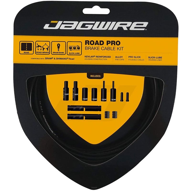 Kit Freno Ruta Pro Negro Cables, Fundas y Componentes