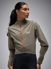 Chaqueta de Ciclismo Mujer Givelo MC Shell Sage