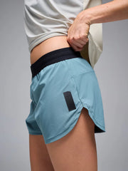Pantaloneta Running Mujer Givelo BYND 3" Jade