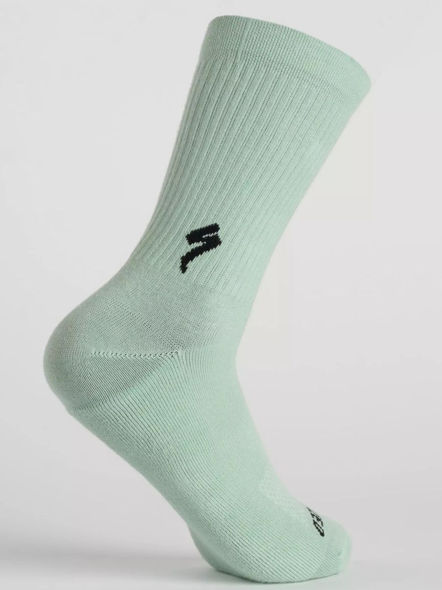 Medias Ciclismo Specialized Algodón Alta Sock Verde