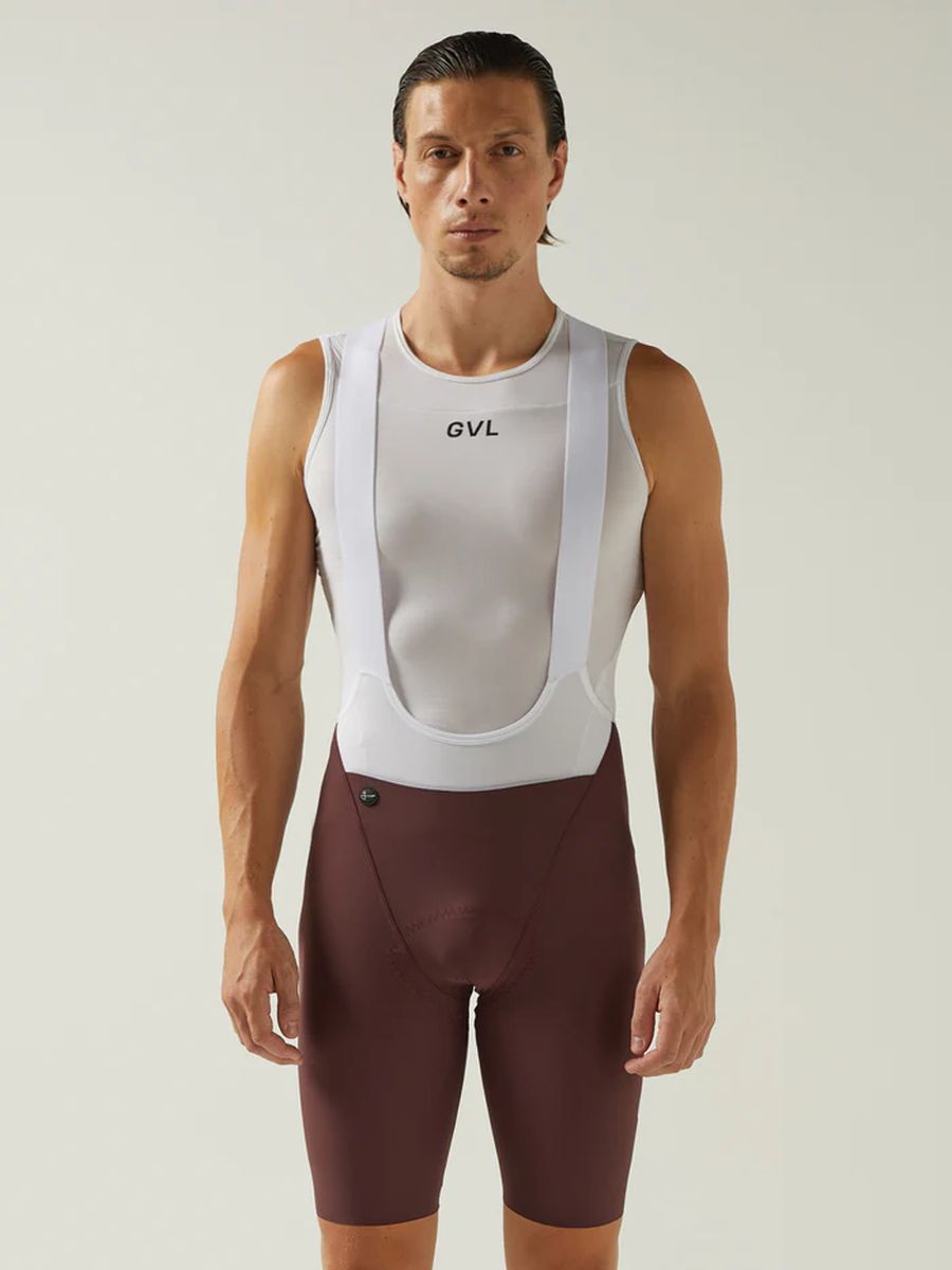 Pantaloneta Ciclismo C/T Hombre Givelo HD  Pro Vino