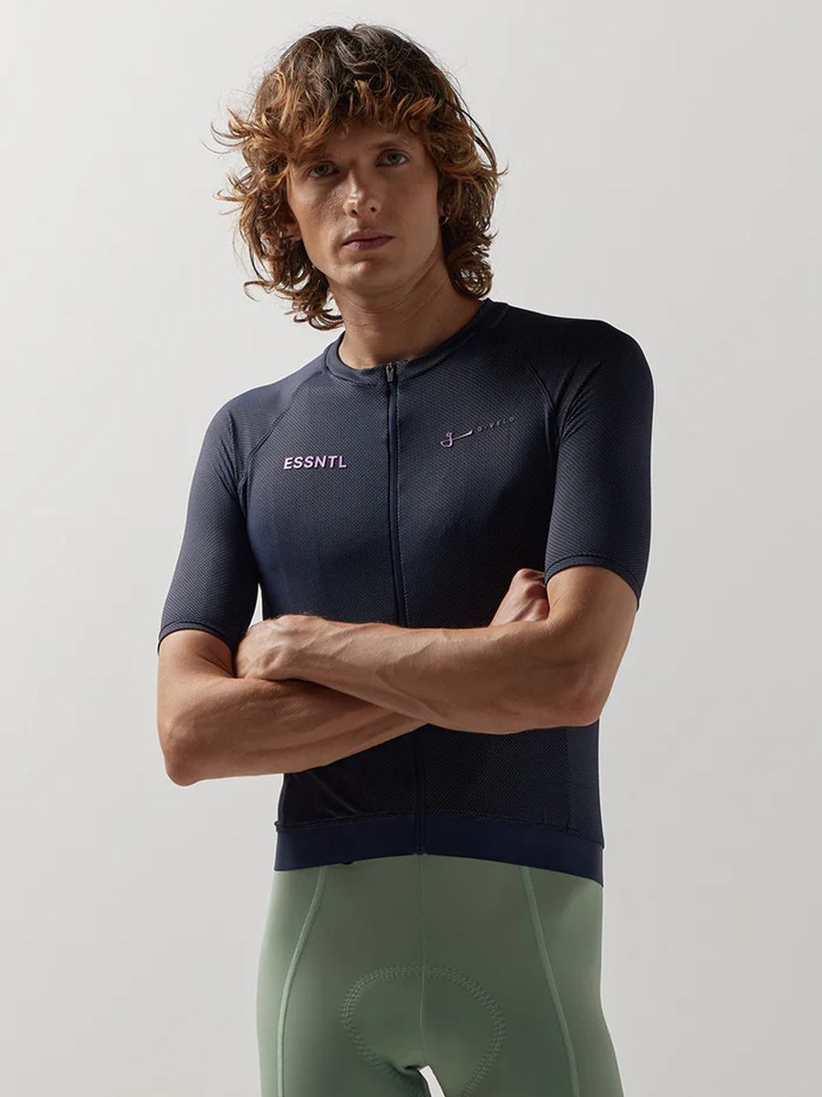 Jersey Ciclismo M/C Unisex Givelo Essntl Grafeno Azul