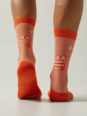 Medias Ciclismo Givelo CDA Naranja