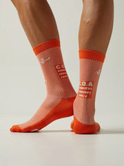 Medias Ciclismo Givelo CDA Naranja