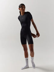 Pantaloneta Ciclismo S/T Mujer Givelo Essntl Negro