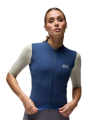 Jersey Ciclismo M/C Givelo C.D.A. Blue Mujer