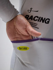 Jersey Ciclismo M/L Hombre Givelo GVL Race Team Off-White