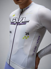 Jersey Ciclismo M/L Hombre Givelo GVL Race Team Off-White
