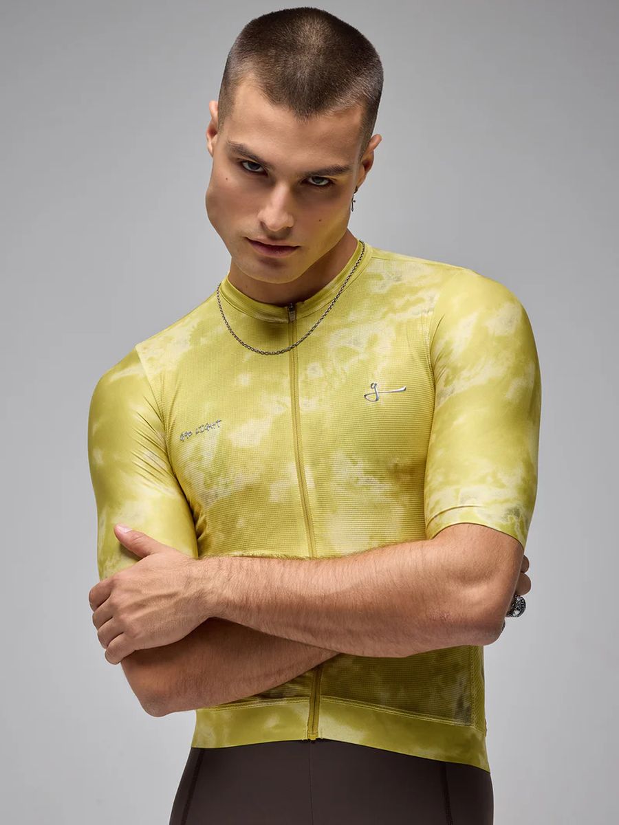 Jersey Ciclismo M/C Givelo G90 Light Botanic Yellow