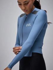 Jersey Ciclismo M/L Mujer Givelo Modern Classic Blue
