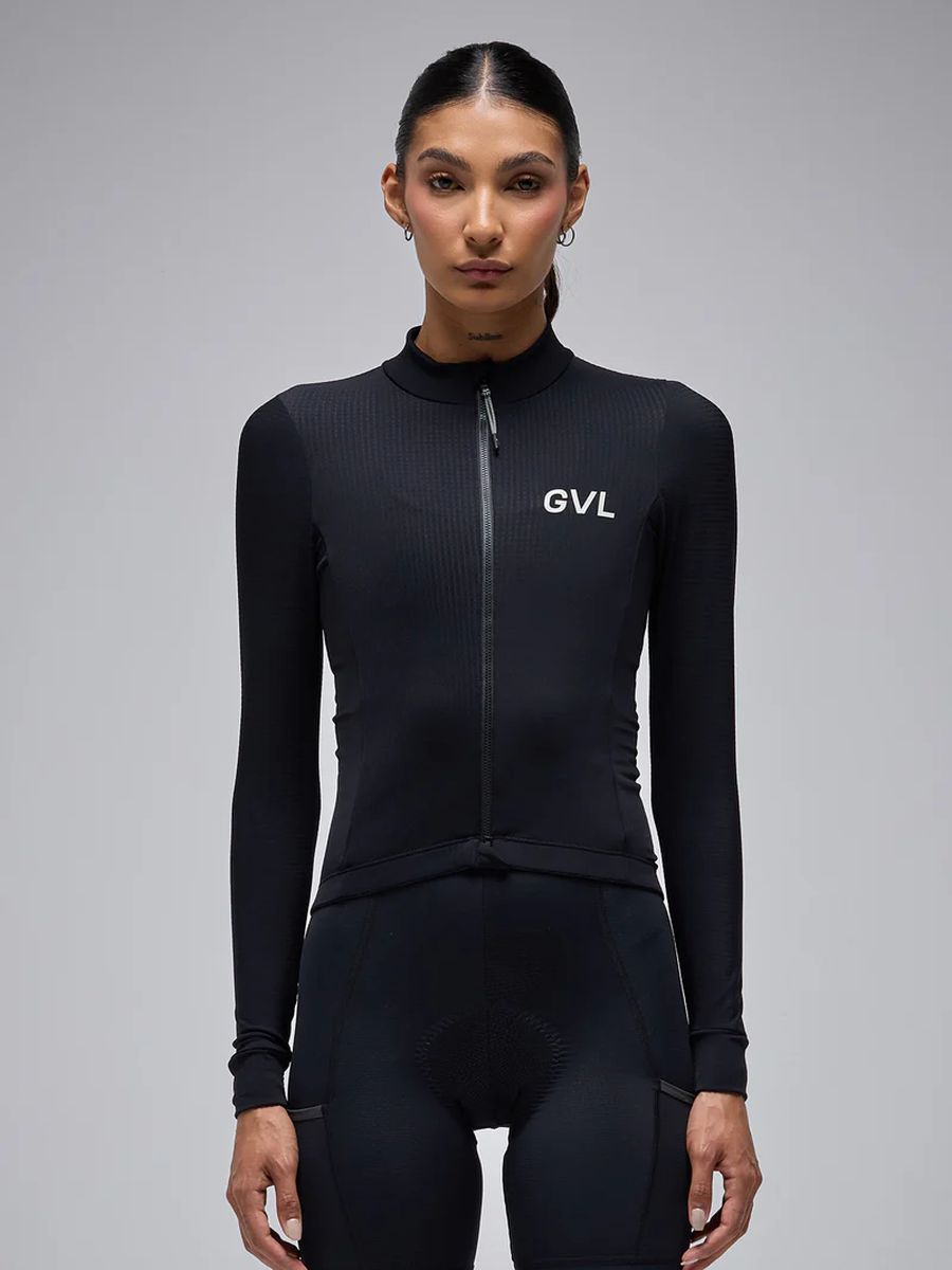 Jersey Ciclismo M/L Mujer Givelo Modern Classic Térmica Ngra