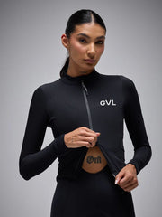 Jersey Ciclismo M/L Mujer Givelo Modern Classic Térmica Ngra