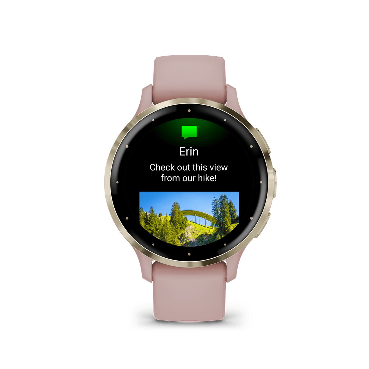 Reloj Venu 3S Dust Rose Soft Gold NA Rosado