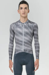 Jersey De Ciclismo M/L Hombre Suarez Rapid Silver Gray 2.4