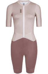 Enterizo de Ciclismo M/C Mujer Suarez Hard Lite Gray Lilac