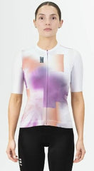 Jersey de Ciclismo M/C Mujer Lock White Mix