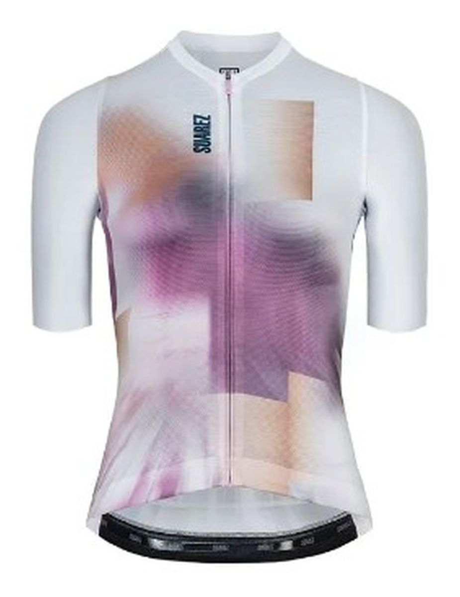Jersey de Ciclismo M/C Mujer Lock White Mix