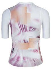 Jersey de Ciclismo M/C Mujer Lock White Mix