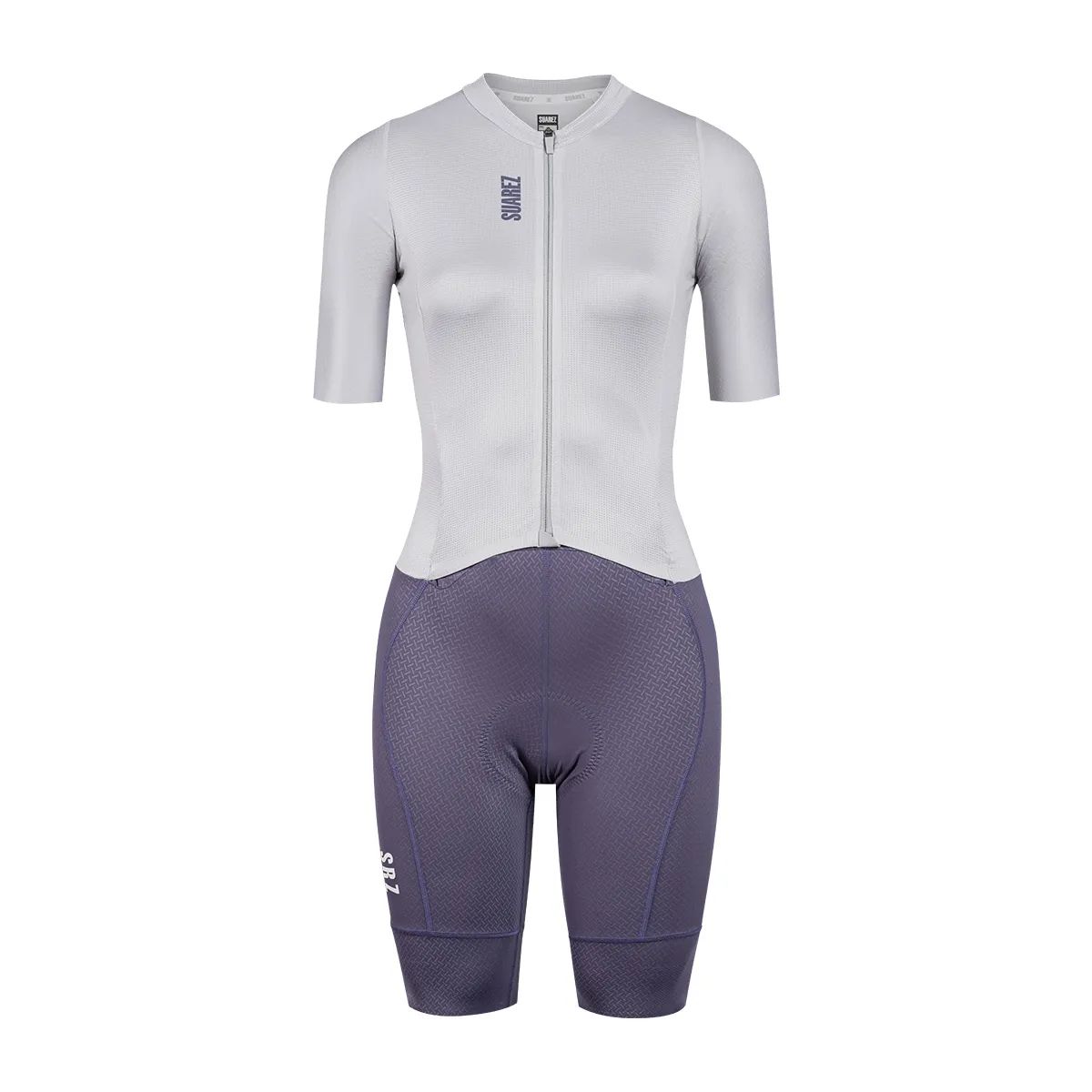 Enterizo De Ciclismo Mujer Hard Lite White