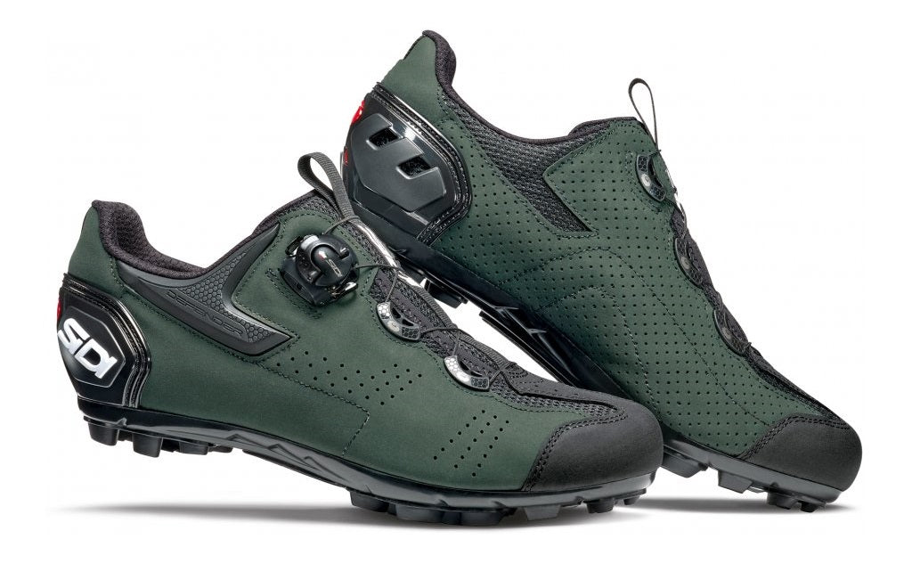 Zapatilla Ciclismo MTB Sidi Gravel Defender Negro/Verde