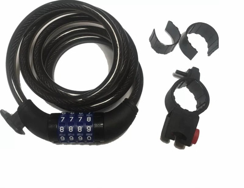 Candado Cable Espiral GW con Clave 10x150