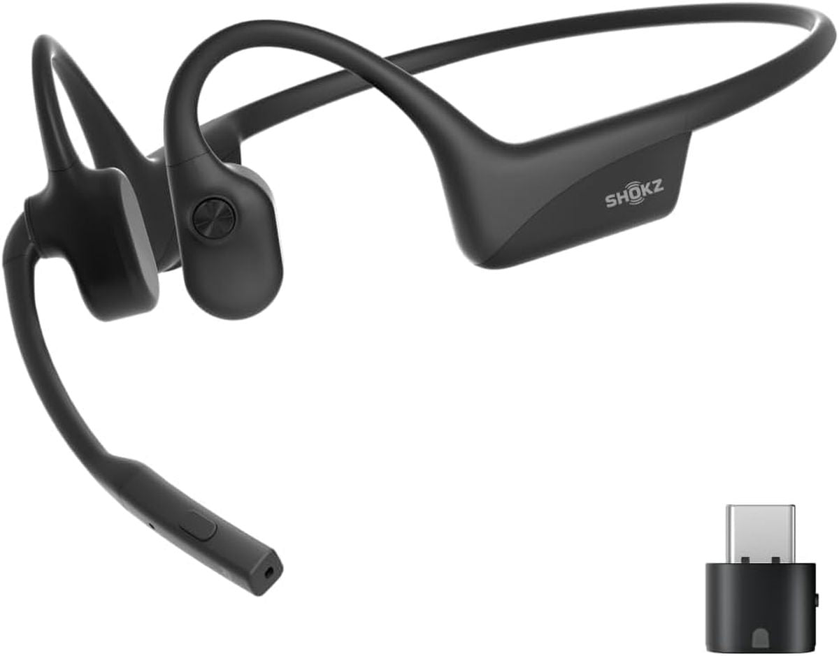 Audífonos Shokz OpenComm2 UC – Negro (USB-C)