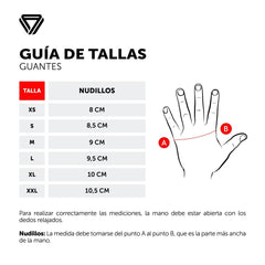 Guantes Cortos GW Drop Negro