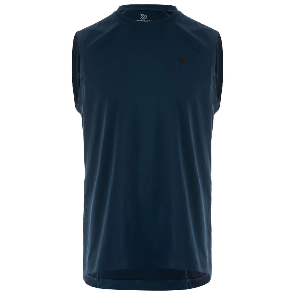 Camiseta Manga Sisa Hombre Void Sportfitness Azul