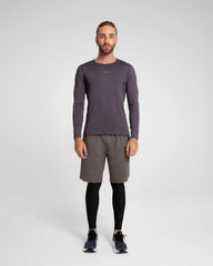 Camiseta Manga Larga Hombre Summit Sportfitness Gris