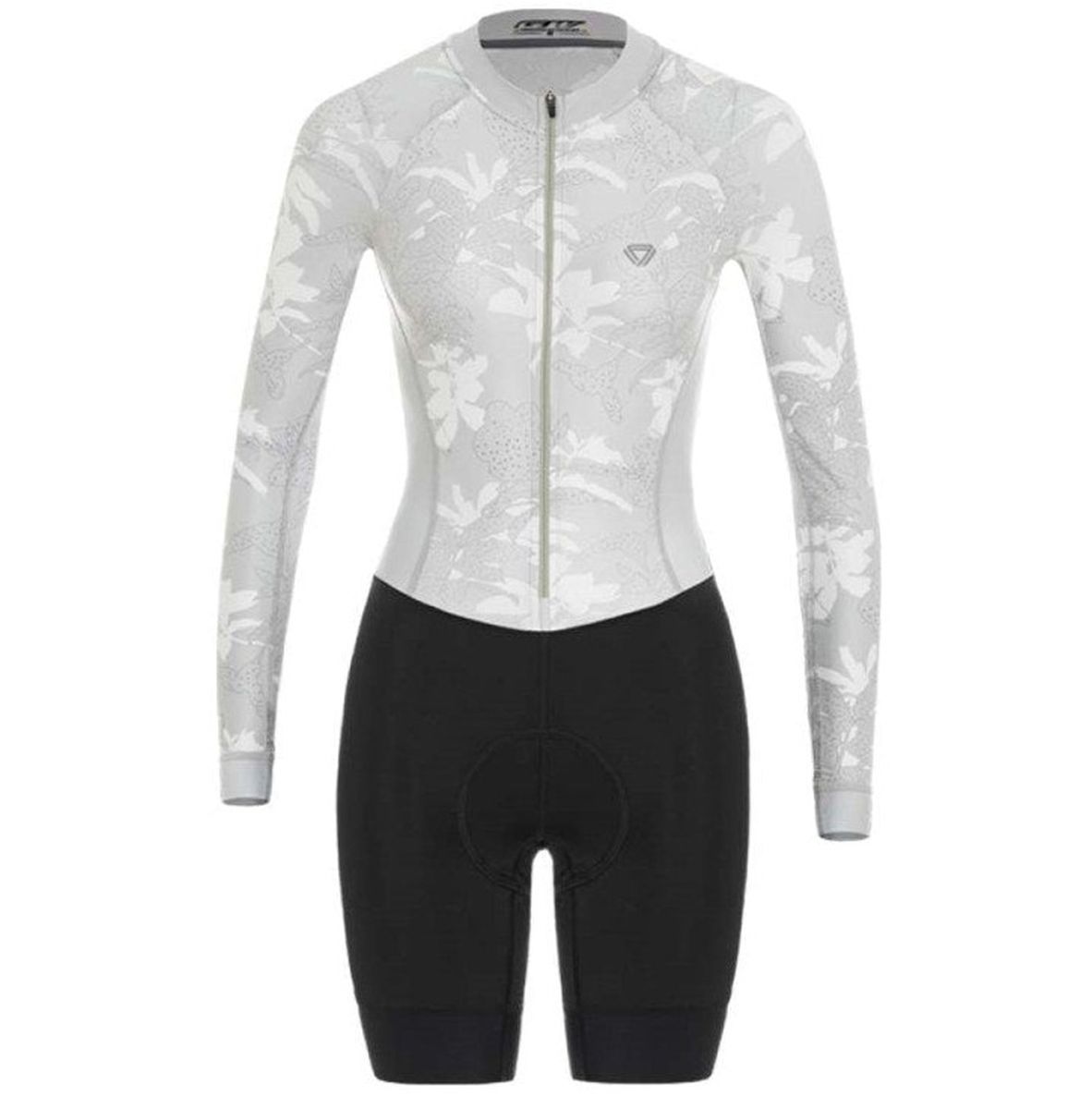 Enterizo de Ciclismo Mujer GW Fundamental Gris