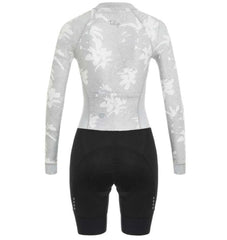 Enterizo de Ciclismo Mujer GW Fundamental Gris