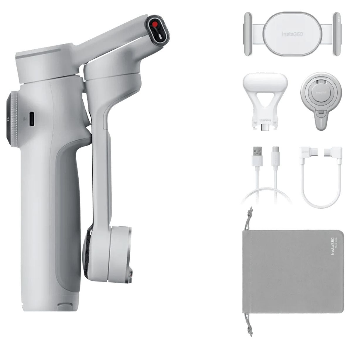 Soporte Insta360 Flow 2 Pro Stone Gray