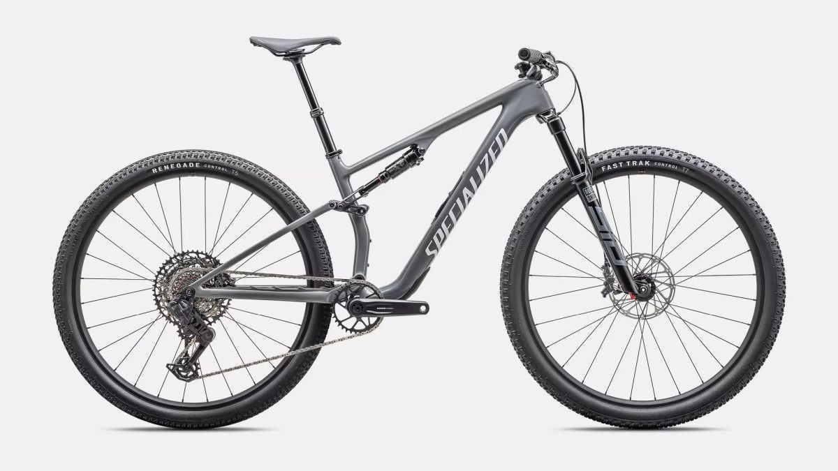 Bicicleta MTB Specialized Epic 8 Comp Gloss Ashen Gray/White