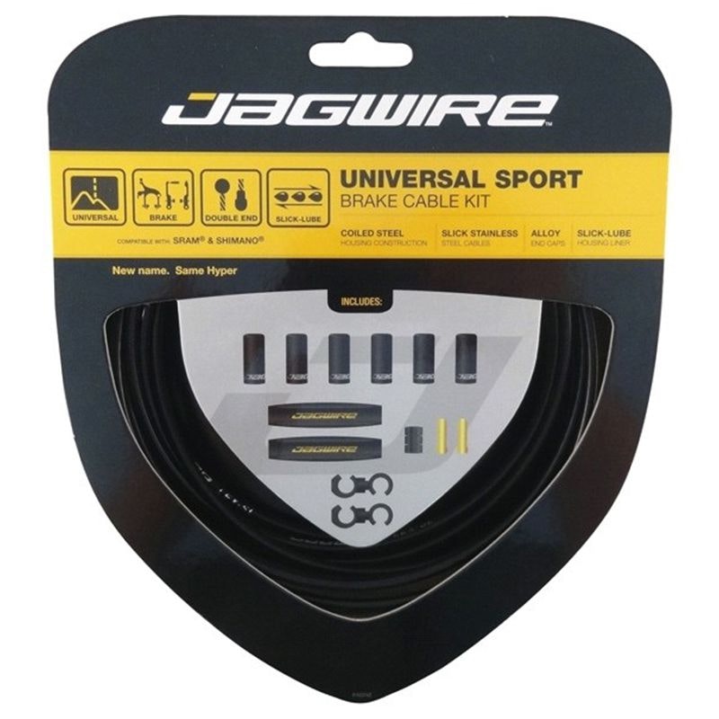 Kit Freno Universal Sport Negro Cables, Fundas y Componentes