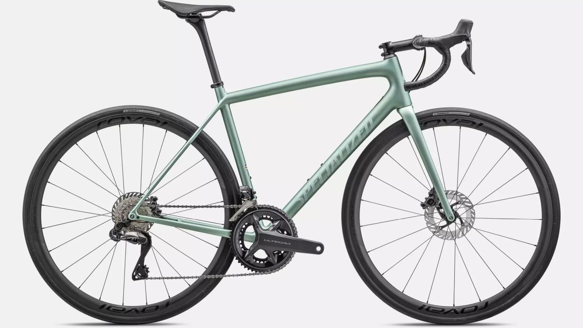 Bicicleta MTB Specialized Aethos Pro Metallic White Sage