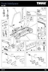 Adaptador Thule para VeloSpace 917/918 Corto