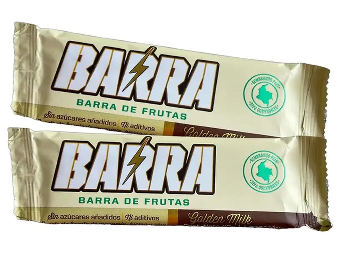 Barra De Frutas Golden Milk 40gr | Escarabajos
