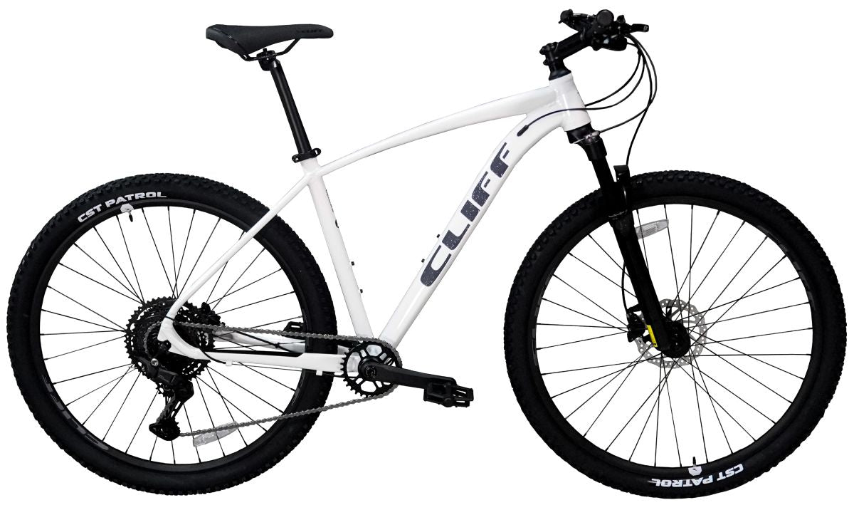 Bicicleta MTB Cliff Muddy 7 Cues 11 Vel Wh/Bk